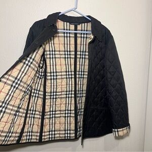 Burberry Black Quilted Jacket